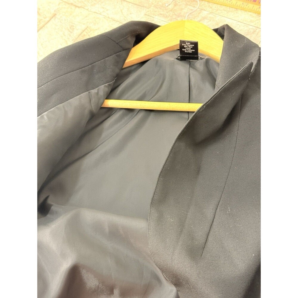 Ann Taylor Blazer Womens 10 Black Pockets Coat Teacher - Picture 5 of 12